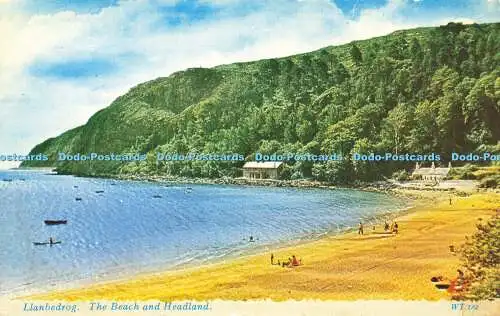 R571901 Llanbedrog Beach and Headland WT 142 Valentines Valchrome