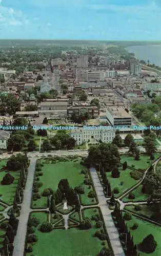 R570363 Blick von der Spitze des State Capitol Baton Rouge Louisiana Bayou Nachrichtenagentur C