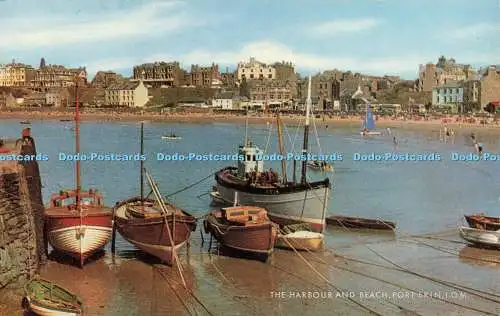 R571942 Hafen und Strand Port Erin I O M Lachs