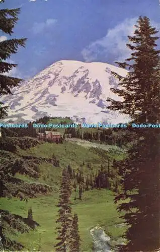 R570397 C2764 Mt Rainier Mt Rainier Nationalpark mit Paradise Inn Al Gettman M