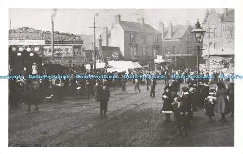 R571947 Bulwell Market Place erwacht um 1910 Nottinghamshire County Council Freizeit