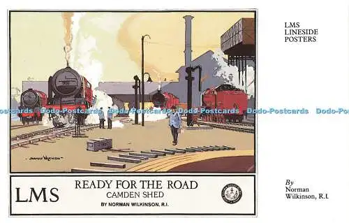 R571980 LMS Ready for Road Camden Shed Norman Wilkinson LMS Lineside Poster Dal