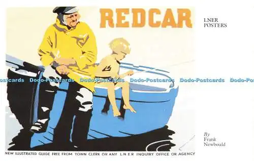 R571996 Redcar LNER Poster Frank Newbould New Illustrated Guide free from Town