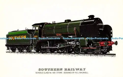 R574008 Southern Railway Schools Class No 928 Stowe R E L Maunsell Railed Transp