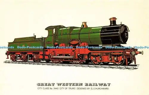 R572057 Great Western Railway City Class No 3440 City of Truro G J Churchward Ra