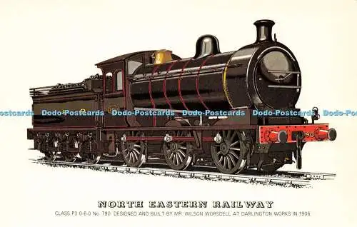 R572059 North Eastern Railway Class P3 0 6 0 No 790 Mr Wilson Worsdell Railed Tr