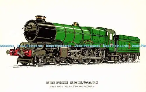 R572060 British Railways G W R King Class No 6000 King George V Railed Transport