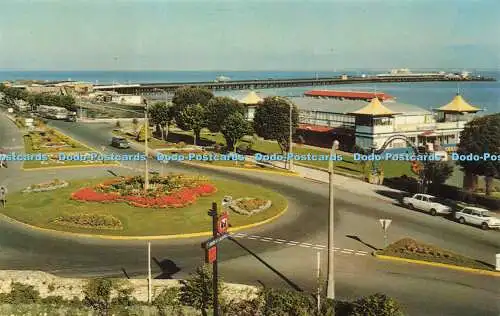 R570549 Pier Pavilion and Esplanade Ryde I W Night Jarrold