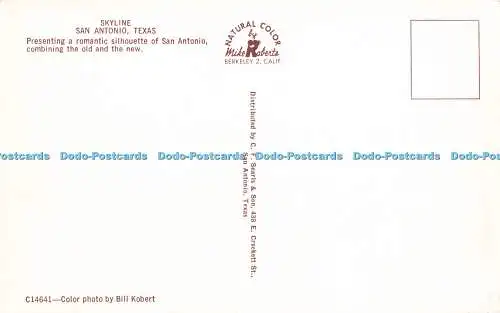 R574089 Skyline San Antonio Texas Bill Kobert Mike Roberts C F Searls