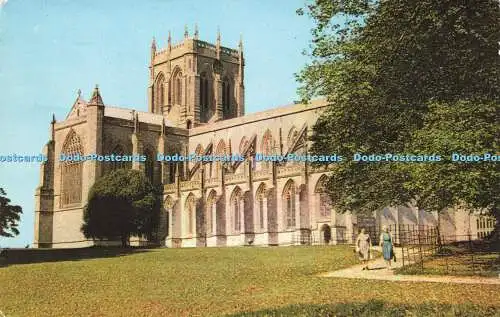 R574168 Milton Abbey Church Dorset Cotman Color Series Jarrold 1974