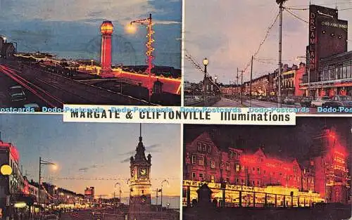 R572220 Margate and Cliftonville Illuminations C G Williams Plastichrome Colourp