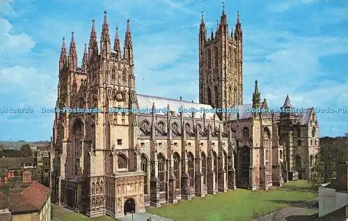 R570686 Canterbury Cathedral WB226 C G Williams Plastichrome Colourpicture Publi