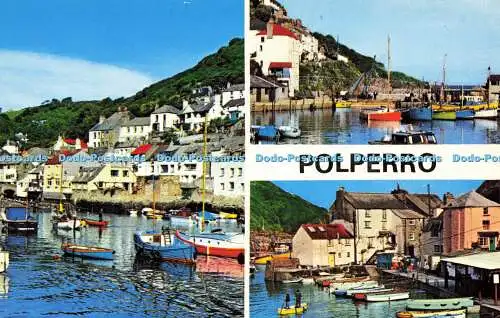 R570718 Polperro Cornwall Litho Canada N P O Belfast Dexter Multi View