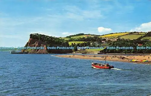 R570743 Beach Teignmouth Devon Litho Canada N P O Belfast Dexter