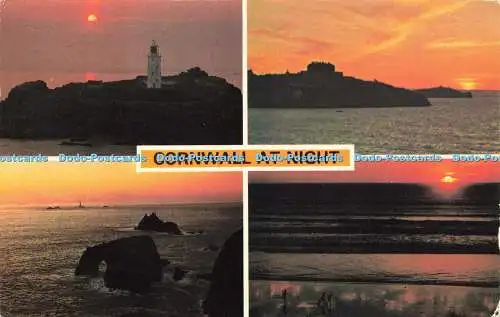 R570794 Cornwall at Night 1975 Colourmaster International Precision Multi View