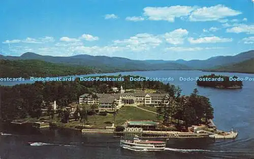 R574346 Berühmtes Sagamore Hotel auf Green Island Bolton Landing N Y Lake George Ric