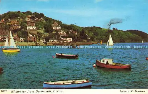 R572422 B16T Kingswear from Dartmouth Devon J C Ticehurst Harvey Barton