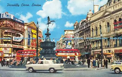 R574451 Piccadilly Circus London Kodak Ektachrome Youngs Foto Reproduktionen