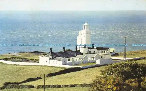 R574453 St Catherines Lighthouse Niton I W Night Jarrold 1969