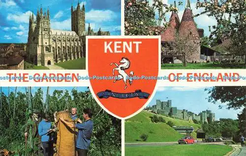 R572491 Garden of England Kent D V Bennett 1976 Multi View