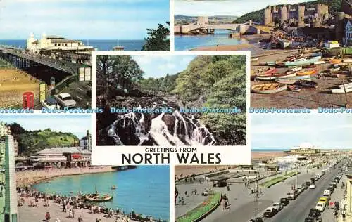 R572660 Greetings from North Wales 1967 Multi View