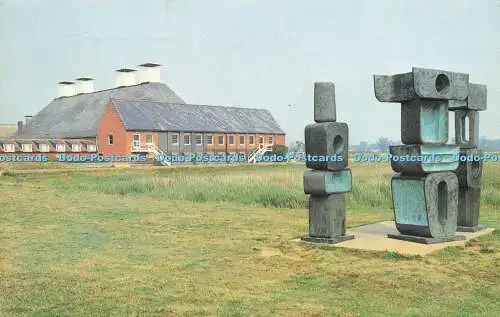 R572739 Festival Concert Hall and Sculptures Snape Suffolk F W Pawsey An Artisti