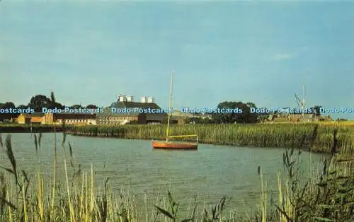 R572741 Snape Maltings from River Alde F W Pawsey An Artistic Card