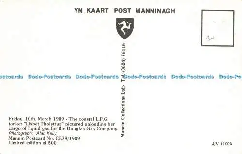 R574714 M V Lisbet Tholstrup at Douglas Isle of Man Mannin Collections 1989 Alan