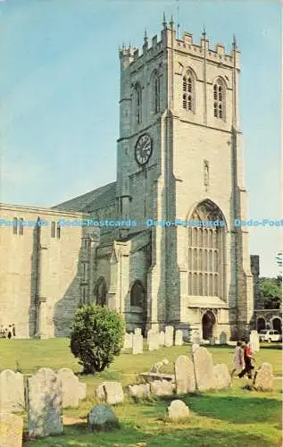 R574731 JH 58 Christchurch Priory J Hammersley Plastichrome Farbbild 1969