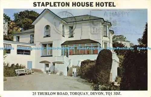 R572978 Stapleton House Hotel 25 Thurlow Road Torquay Devon Photo Litho Producti