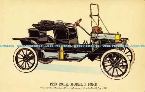 R573024 1910 20hp Model T Ford Dreisitzer Sport Runabout mit Karosserie Style Auto