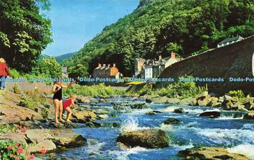 R573055 East Lyn River at Lynmouth E J Peddar Dennis