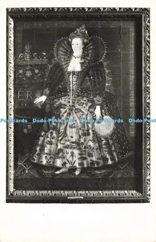 R575516 Hardwick Hall Chesterfield Portrait of Queen Elizabeth Richard Stevens P