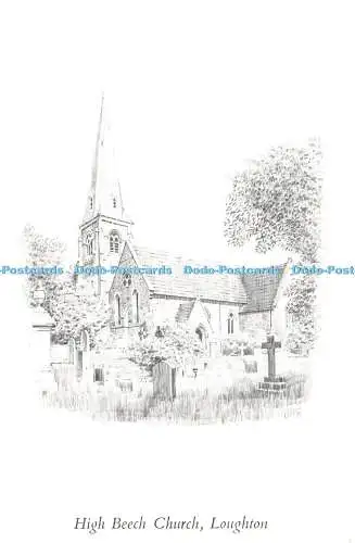 R575550 High Beech Church Loughton R V Brown Hockley Essex