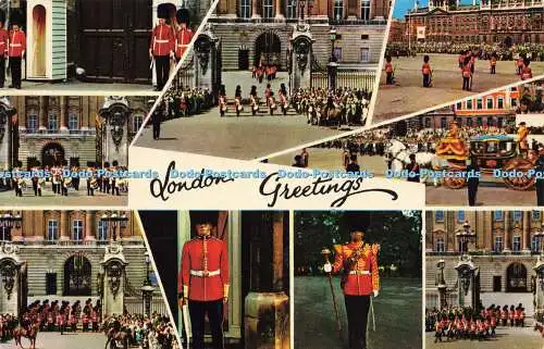 R575631 London Greetings Continental Karte Natural Colour Series Photographic Gre