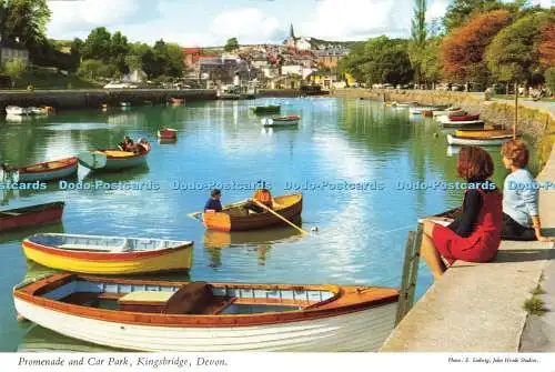 R575807 Promenade und Parkplatz Kingsbridge Devon E Ludwig Hinde