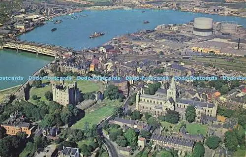 R575921 WB 367 Rochester from Air C G Williams Plastichrome Skyfotos Colourpictu