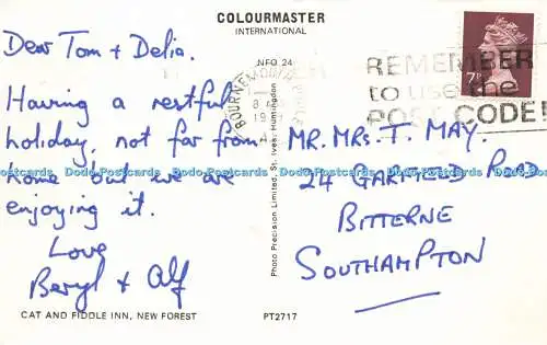 R575930 Cat and Fiddle Inn New Forest 1979 Colourmaster International Precision