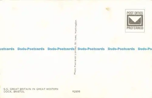 R575944 S S Great Britain in Great Western Dock Bristol Precision