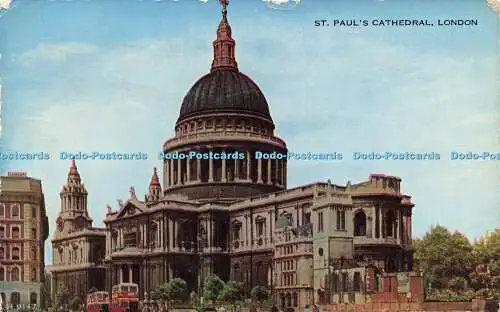 R575948 St Pauls Cathedral London Valesque Valentines 1961