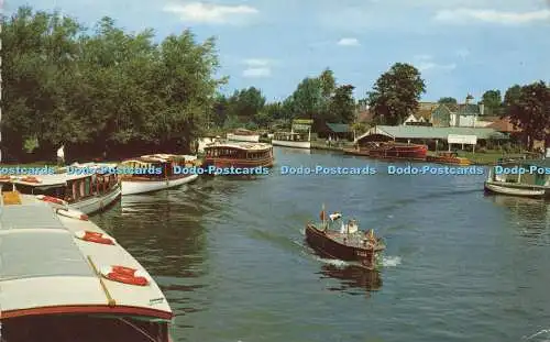 R575949 Fotografische Grußkarte Wroxham Norfolk Broads natürliche Farbe Serie