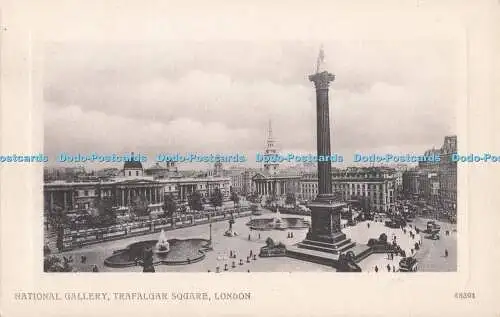 R732631 London Trafalgar Square National Gallery Valentine Serie