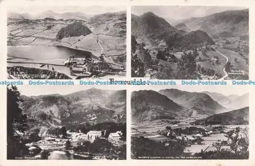 R732702 Borrowdale The Jaws G P Abraham Keswick 1955 Multi View