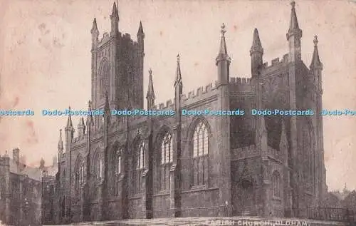 R732853 Oldham Parish Church A H and S The Branch Series PM Warrington 1906