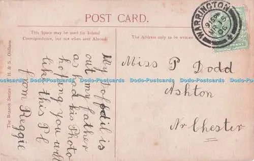 R732853 Oldham Parish Church A H and S The Branch Series PM Warrington 1906
