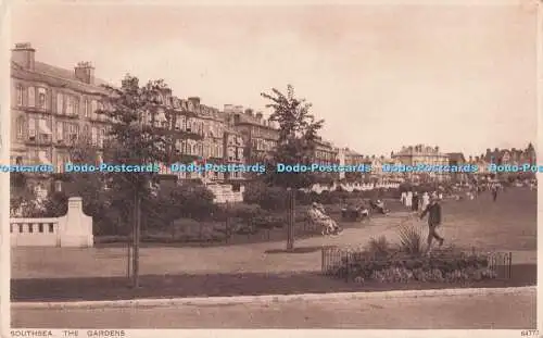 R732864 Southsea The Gardens Photochrom London Tunbridge Wells PM Portsmouth Ken