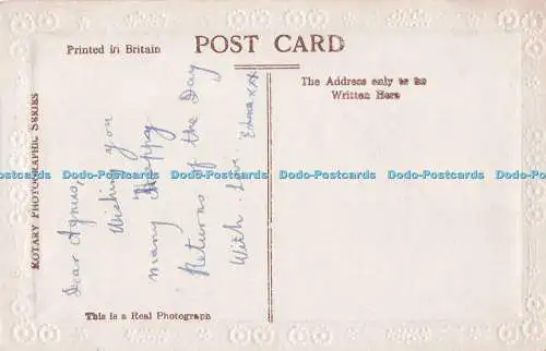 R732869 To Greet You on Your Birthday Woman Rosen Blumen Rotary Photographic Se