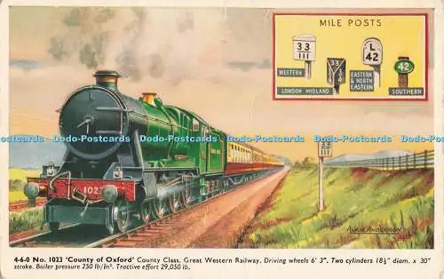 R732904 4 6 0 Nr. 1023 County of Oxford County Class Great Western Railway J Salm