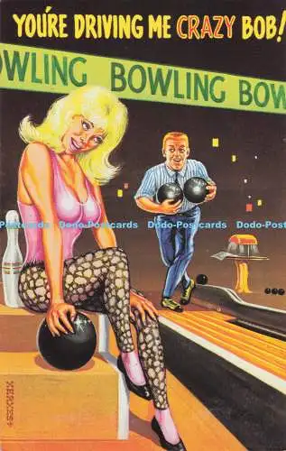 R732942 You re Driving Me Crazy Bob Postkarte