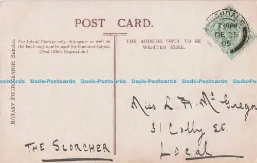 R733021 Gertie Millar Merry Xmas Rotary Photographic Series PM Rochdale 1905